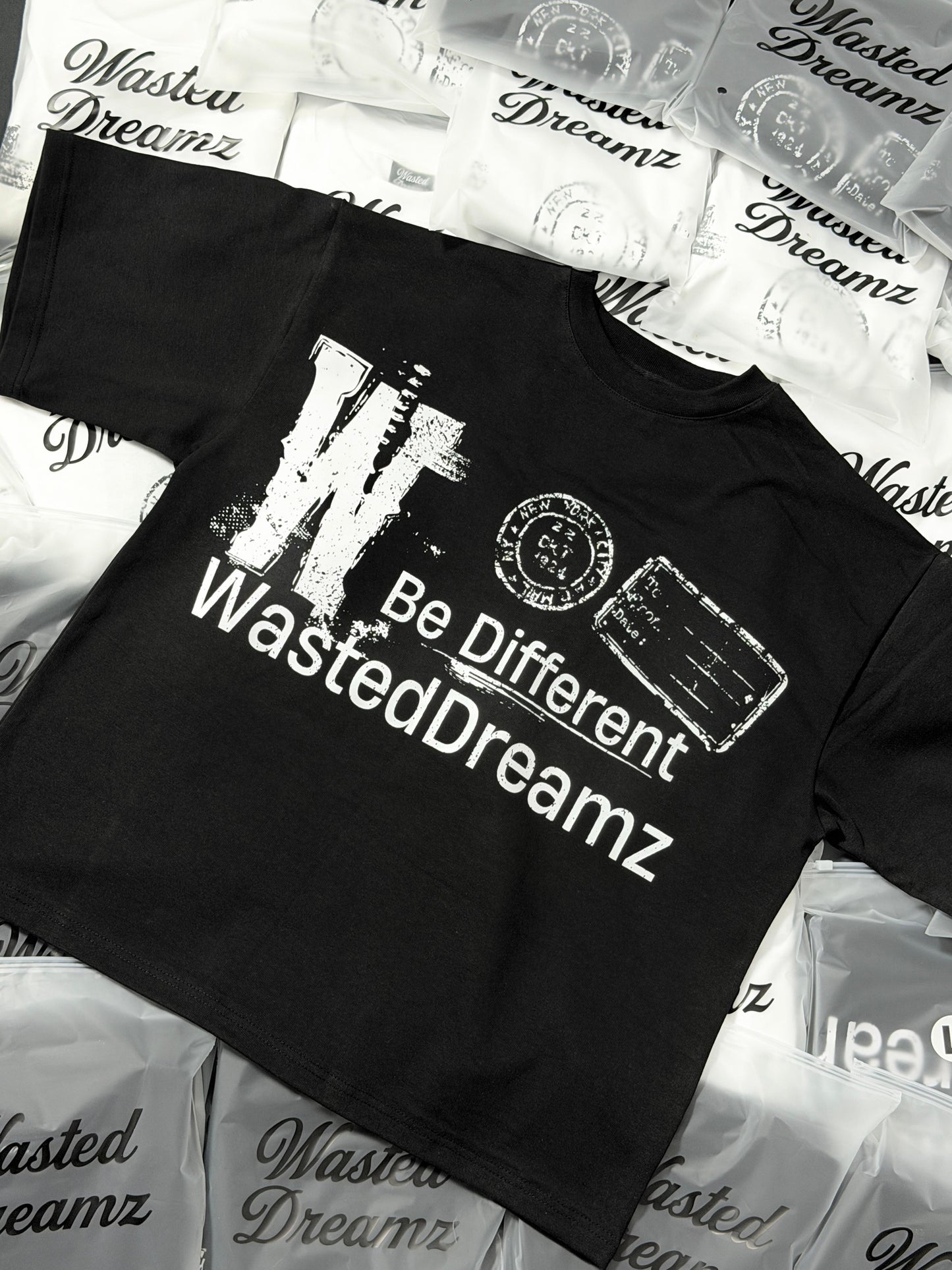 Be different oversized cropped
